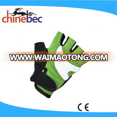 Custom Half Finger Leather Driving Motocross Gloves